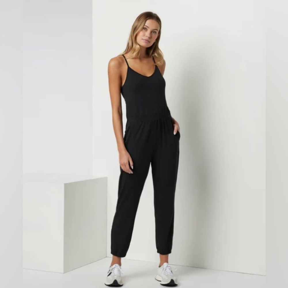 Vuori Black Jumpsuit Romper - Picture 3 of 6